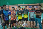 Empat Regu Ganda Putra Kejaksaan Negeri Lingga Berpartisipasi Pada Kejuaraan Adhyaksa Cup Badminton HBA 2018