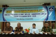 Sosialisasikan UN SMP/MTs, Kadisdik Lingga : Kita Optimis Dalam Menghadapi Ujian Nasional Tahun Ini