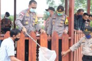 Dukung Ketahanan Pangan, Polres Lingga Budidaya Ikan Air Tawar