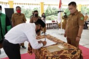 Wakil Bupati Lingga Lantik BPD Resang Periode 2020-2026