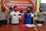 Satresnarkoba Polres Lingga Gelar Konferensi Pers Terkait Sabu 24.55 Gram