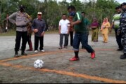 Turnamen Sepakbola Mini Desa Langkap Dibuka, Camat Singkep Barat : Jalin Silaturahmi dan Tetap Patuhi Protokol Kesehatan