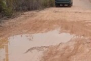 Kondisi Jalan di Kecamatan Singkep Barat Rusak Parah