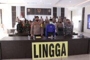 Polres Lingga Bersama TNI Gelar Vaksinasi Covid-19