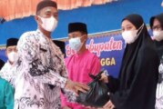 PGRI Lingga Salurkan Ratusan Paket Sambako