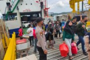 Polres Lingga Lakukan Pengamanan Arus Mudik dan Balik