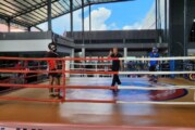 Komandan Puslatpurmar 9 Dabo Singkep Tinjau Kesiapan Atlet Kickboxing Lingga