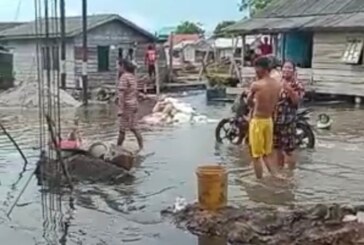 Hujan Deras, 36 Rumah Warga di Desa Tanjung Irat Terendam Banjir