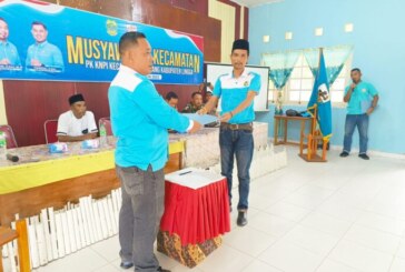 Muhammad Ishamdani Resmi Jadi Ketua KNPI Kecamatan Senayang