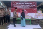 Idul Adha 1444 H, Polres Lingga Laksanakan Pemotongan Hewan Qurban