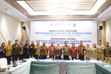Gubernur Ansar Pimpin TPID Kepri Laksanakan High Level Meeting bersama TPID DKI Jakarta