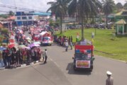 Pawai Pembangunan di Dabo Singkep Berlangsung Meriah