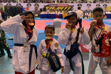 ATA Lingga Raih 2 Emas dan 2 Perunggu di Ajang Taekwondo Championship Kajati Riau Cup