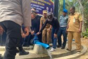 Bupati Lingga Resmikan Pemanfaatan Air Bersih di Desa Sungai Buluh