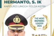 The Most Inspiring Leader 2024: Kapolres Lingga Raih Penghargaan Internasional Maharaja Kutai Mulawarman Sebagai Pemimpin Inspiratif 2024