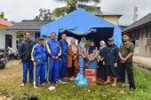 DWP Dinsos PPPA Lingga Berikan Bantuan untuk Korban Banjir ROB