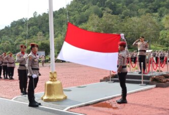 Polres Lingga Gelar Upacara Hari Kesadaran Nasional, Kapolres Tegaskan Pentingnya Profesionalisme dan Etika Sosial Media