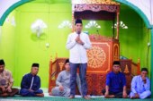 Safari Ramadhan di Desa Benan, Wabup Lingga Bahas Infrastruktur, Transportasi, dan Telekomunikasi