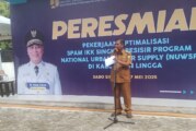 Pemkab Lingga Resmikan Optimalisasi SPAM IKK Singkep Pesisir, Tingkatkan Akses dan Kualitas Air Bersih