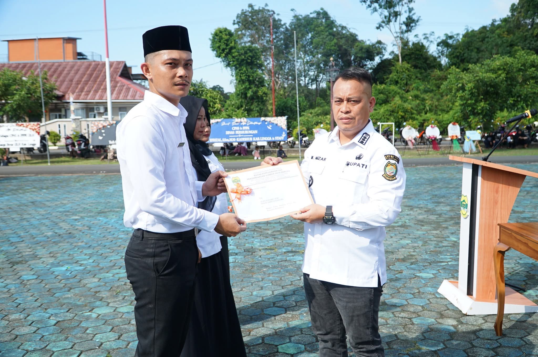 1158 Pegawai P3K di Kabupaten Lingga Terima SK / f. Diskominfo Lingga