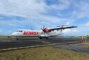 Penerbangan Perdana Wings Air ATR-72 Tujuan Dabo–Batam Diikuti 42 Penumpang