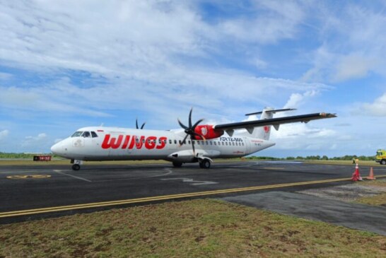 Penerbangan Perdana Wings Air ATR-72 Tujuan Dabo–Batam Diikuti 42 Penumpang