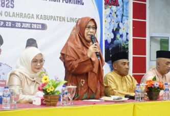 Ketua Dekranasda Lingga Hj. Feby Sarianty Novrizal Dukung Peluncuran Buku Muatan Lokal, Pemkab Lingga Teguhkan Komitmen Lestarikan Nilai Budaya Sejak Dini