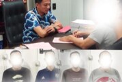 Empat Tersangka Premanisme di Desa Tinjul Resmi Ditahan di Lapas Kelas III Dabo Singkep