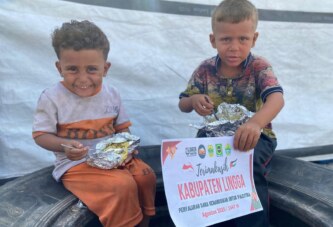 Dari Lingga untuk Gaza: Rp 314 Juta Donasi Tersalurkan, Warga Palestina Balas dengan Doa dan Senyum Haru