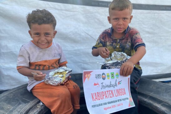 Dari Lingga untuk Gaza: Rp 314 Juta Donasi Tersalurkan, Warga Palestina Balas dengan Doa dan Senyum Haru
