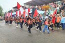 Pemuda Pancasila Lingga Teguhkan Semangat Nasionalisme di Pawai Pembangunan HUT RI ke-80