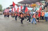 Pemuda Pancasila Lingga Teguhkan Semangat Nasionalisme di Pawai Pembangunan HUT RI ke-80