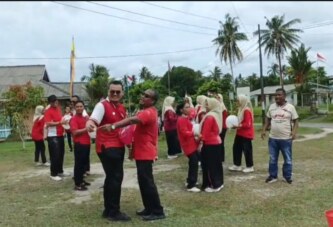 Meriahkan HUT ke-80 RI, Disperindagkop Lingga Gelar Lomba Rakyat Penuh Kebersamaan