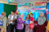 TP PKK dan Dekranasda Lingga Dorong Percepatan Penurunan Stunting Lewat Kunjungan ke Posyandu Desa Benan