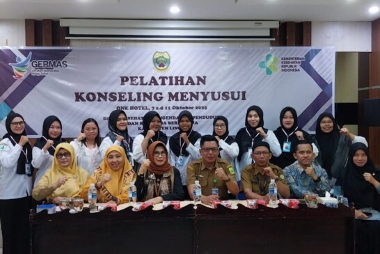Dinkes PPKB Lingga Perkuat Kapasitas Tenaga Kesehatan Lewat Pelatihan Konseling Menyusui