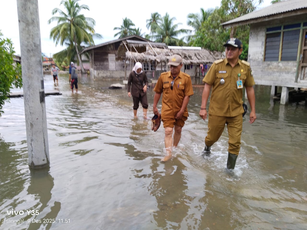 BMKG Dabo Lingga Peringatkan Banjir ROB Akibat Pasang Tinggi dan Hujan Deras | F. Redaksi