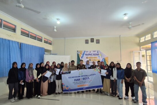 Peringati HAKORDIA 2025, Kejari Lingga Gelar Penyuluhan Hukum dan Dialog Interaktif bersama Mahasiswa Politeknik Negeri Lingga