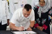 Bupati dan Wakil Bupati Lingga Hadiri Peresmian Dapur MBG di SMPN 1 Lingga