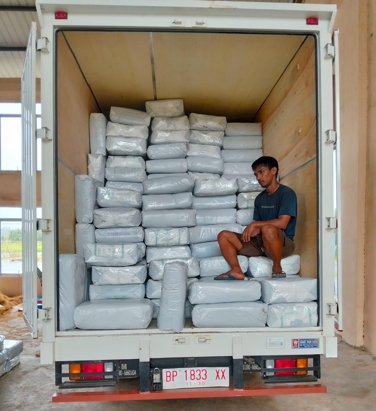 Ekspor Kedua Cocopeat, IKM Kelapa Lingga Kirim 24 Ton ke Pasar Tiongkok | F. Redaksi