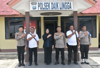 Polsek Daik Terima Kunjungan Silaturahmi Ketua DPRD Lingga, Pererat Koordinasi Kamtibmas