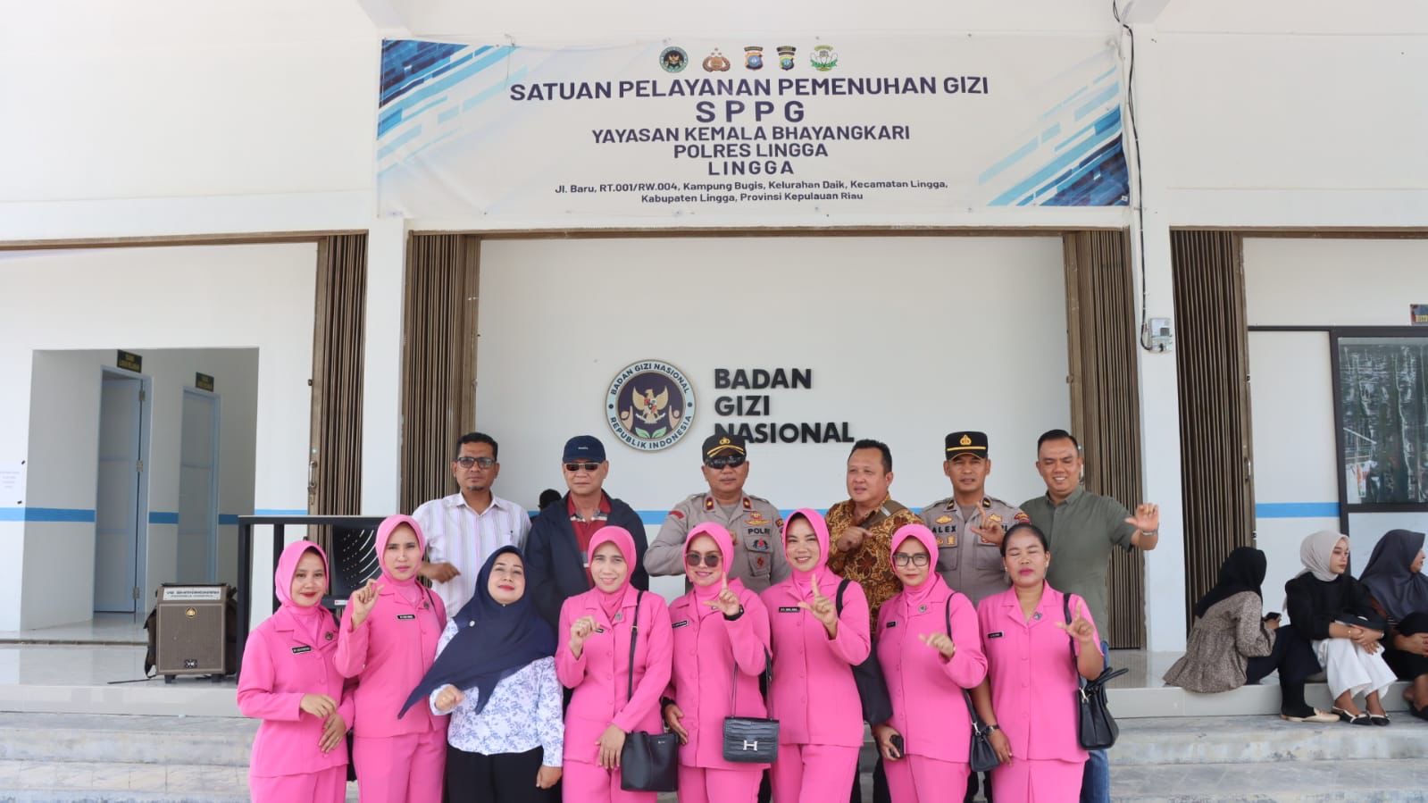 Wakapolres Lingga Tinjau Progres Pembangunan SPPG YKB Lingga Utara | F. Redaksi