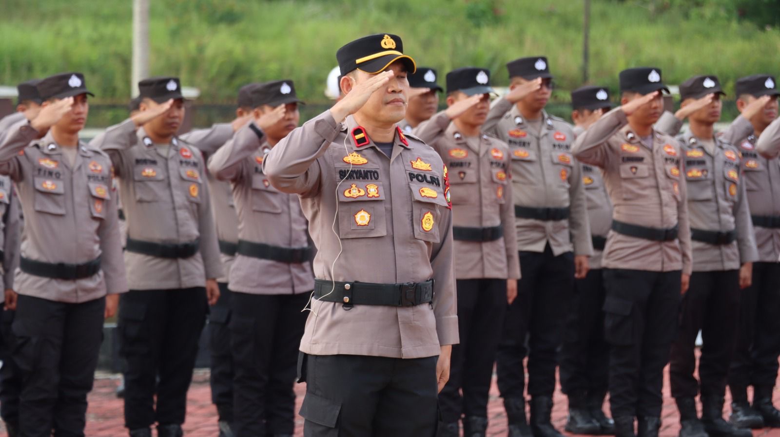 Gelar Upacara Hari Kesadaran Nasional, Polres Lingga Perkuat Nilai Tribrata dan Catur Prasetya | F. Redaksi