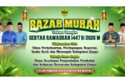 Pemkab Lingga Gelar Bazar Murah Gebyar Ramadan 1447 H di Dabo Singkep, Hadirkan Sembako Terjangkau dan Layanan Kesehatan Gratis