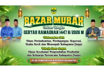 Pemkab Lingga Gelar Bazar Murah Gebyar Ramadan 1447 H di Dabo Singkep, Hadirkan Sembako Terjangkau dan Layanan Kesehatan Gratis