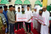 Safari Ramadhan Pemkab Lingga di Desa Mensanak, Wujud Kepedulian dan Kebersamaan