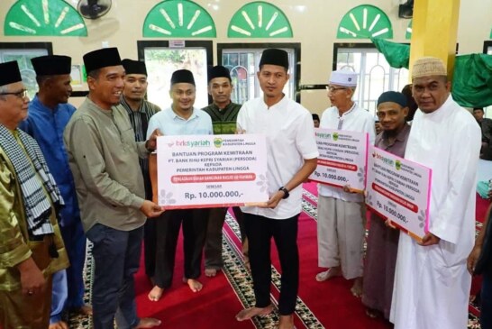 Safari Ramadhan Pemkab Lingga di Desa Mensanak, Wujud Kepedulian dan Kebersamaan