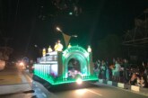 Malam Takbiran di Dabo Singkep Semarak dengan Pawai dan Cahaya Lampu Likuran