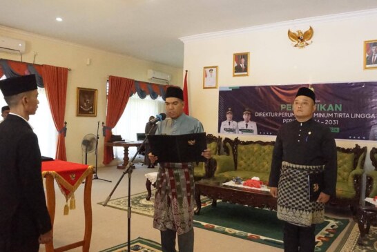 Irfan Andaria Dipercaya Pimpin Perumda Air Minum Tirta Lingga Periode 2026-2031, Wabup Novrizal: Tingkatkan Pelayanan Air Bersih