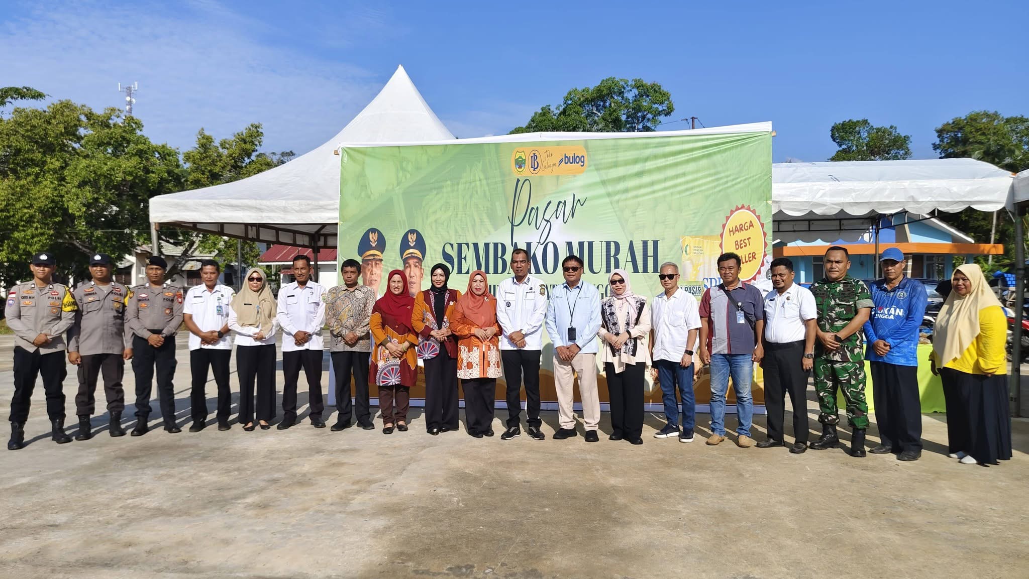 Pemkab Lingga dan BI Gelar Pasar Sembako Murah, Jaga Harga dan Daya Beli Masyarakat | F. Diskominfo Lingga