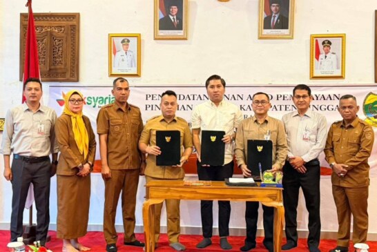 Pemkab Lingga Teken Akad Pembiayaan dengan BRK Syariah untuk Penuhi THR ASN